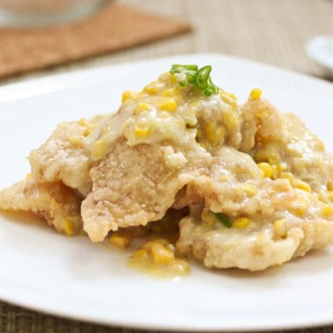 G0.Fish Fillet With Sweet Corn Sauce